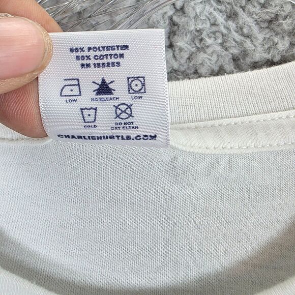 Charlie Hustle Made in USA Greater Than Twelve Big 12 Mascot T-Shirt Size S - Picture 4 of 8